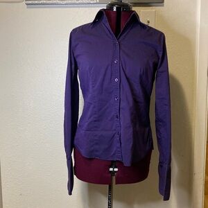 New York & Company Deep Purple Shirt